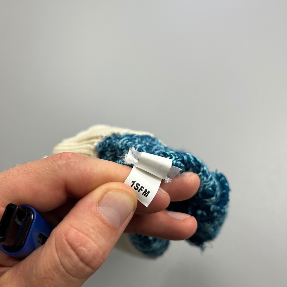 Smartwool Beanie Unisex OSFM Blue Teal Cable Knit Lined Winter Hat SC131 - Picture 4 of 8